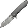 Kansept Superhawk Framelock Damascus Wharncliffe