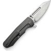 Kansept Superhawk Framelock Damascus Wharncliffe