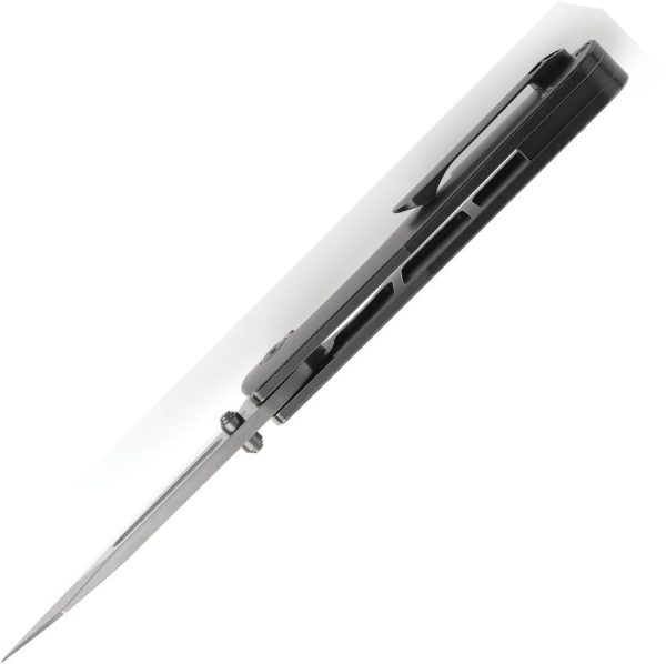Kansept Superhawk Framelock Damascus Wharncliffe