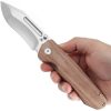 Kansept Superhawk Framelock Brown Micarta