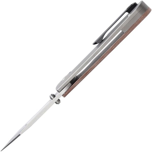 Kansept Superhawk Framelock Brown Micarta