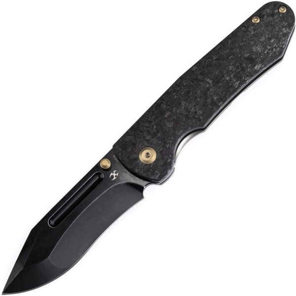 Kansept Knives Superhawk Framelock CPM S35VN Carbon Fiber Folding Knife