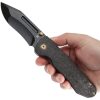 Kansept Knives Superhawk Framelock CPM S35VN Carbon Fiber Folding Knife