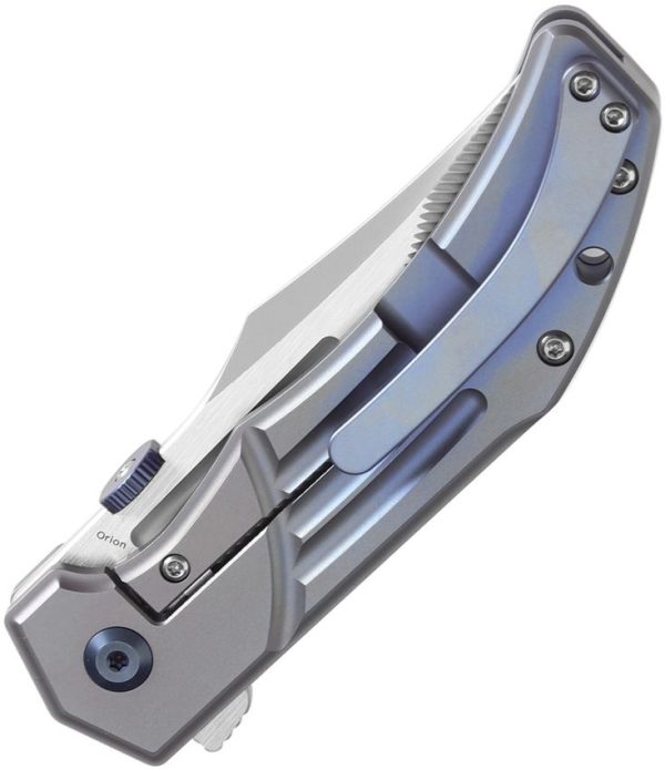 Kansept Orion Framelock Blue Titanium