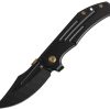 Kansept Orion Framelock BW Titanium Folding Knife