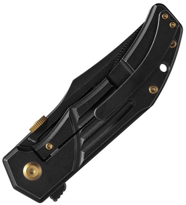 Kansept Orion Framelock BW Titanium Folding Knife