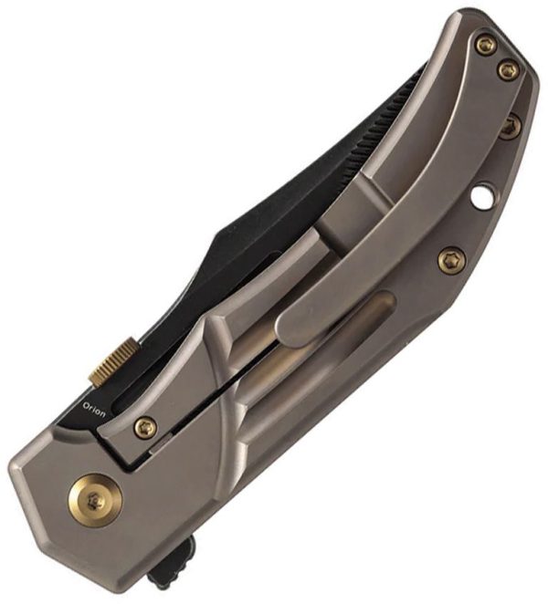 Kansept Orion Framelock Bronze Titanium Folding Knife