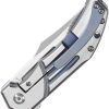 Kansept Orion Framelock Blue Titanium Folding Knife