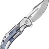 Kansept Orion Framelock Blue Titanium Folding Knife