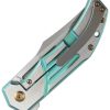 Kansept Orion Framelock Green Titanium Folding Knife