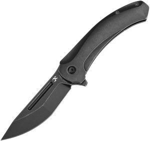 Kansept Hira Framelock BlackWash Tanto Folding Knife