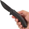 Kansept Hira Framelock BlackWash Tanto Folding Knife