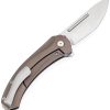 Kansept Hira Framelock Bronze Tanto Folding Knife