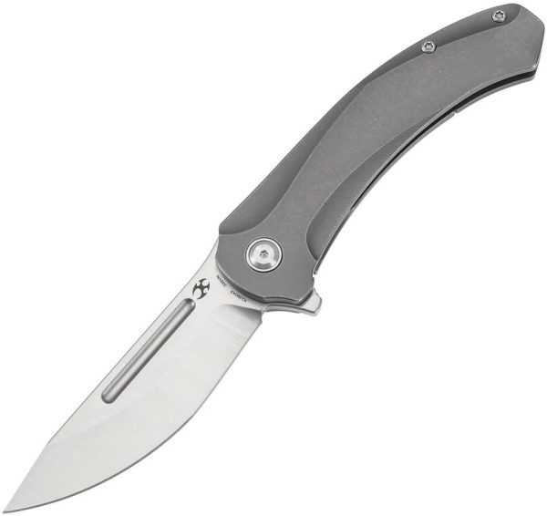 Kansept Hira Framelock Gray Tanto Folding Knife