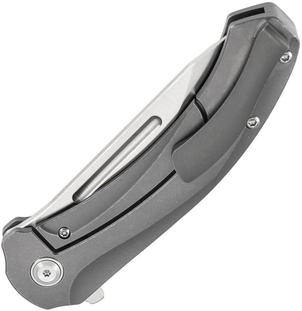 Kansept Hira Framelock Gray Tanto Folding Knife