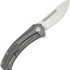 Kansept Hira Framelock Gray Tanto Folding Knife