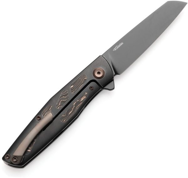 Kansept Cru Framelock Copper Foil - CPM S35VN Wharncliffe