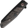 Kansept Cru Framelock Copper Foil - CPM S35VN Wharncliffe