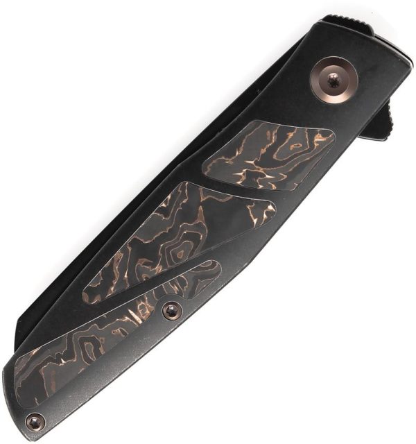 Kansept Cru Framelock Copper Foil - CPM S35VN Wharncliffe