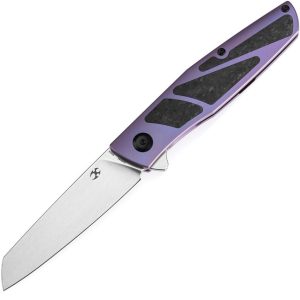 Kansept Cru Framelock Purple Ti - CPM S35VN Blade