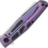 Kansept Cru Framelock Purple Ti - CPM S35VN Blade