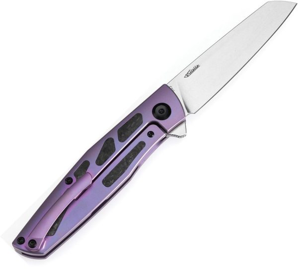 Kansept Cru Framelock Purple Ti - CPM S35VN Blade