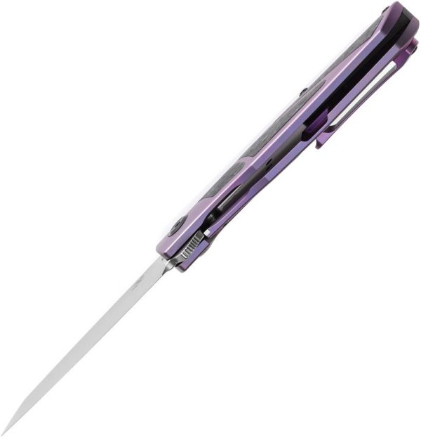 Kansept Cru Framelock Purple Ti - CPM S35VN Blade