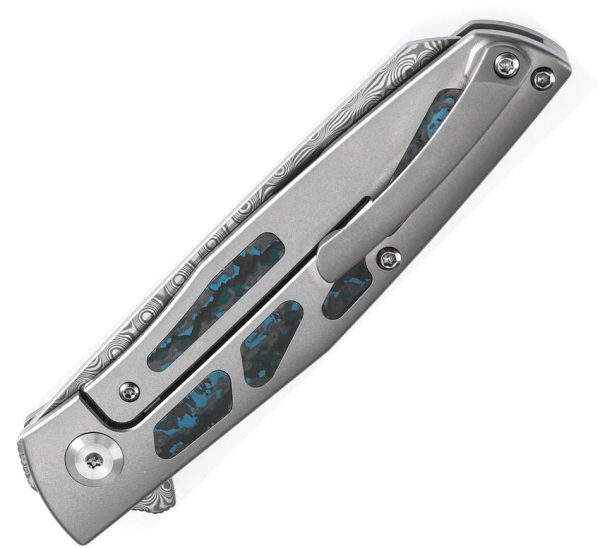 Kansept Cru Framelock Arctic Storm Damascus