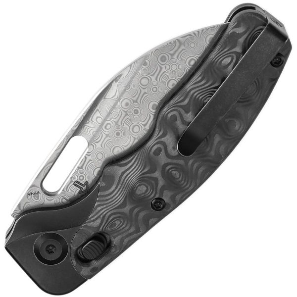 Kansept Vivid Crossbar Lock Damascus Rose Carbon