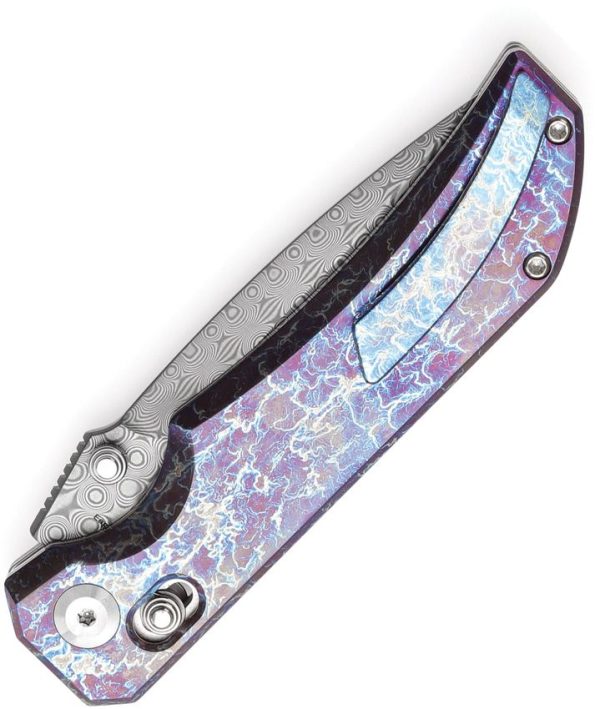 Kansept Eaglestrike Crossbar Lock Damascus Spear