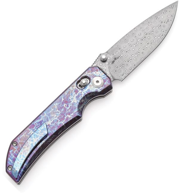 Kansept Eaglestrike Crossbar Lock Damascus Spear
