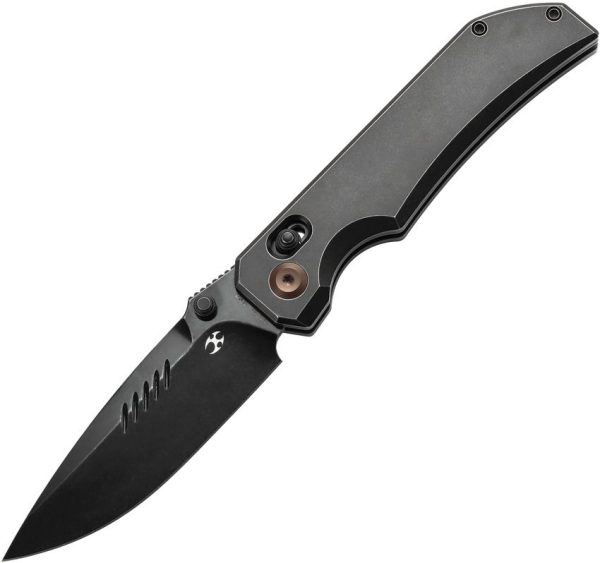 Kansept Eaglestrike Crossbar Lock - Black Titanium S35VN