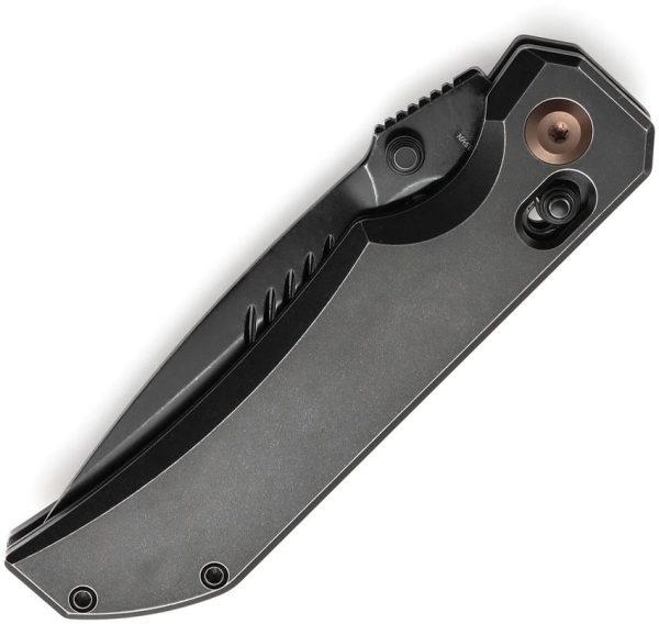 Kansept Eaglestrike Crossbar Lock - Black Titanium S35VN