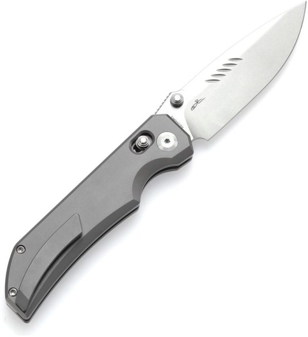 Kansept Eaglestrike Crossbar Lock - Gray Titanium S35VN