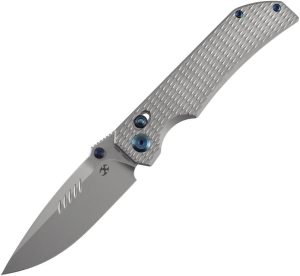 Kansept Eaglestrike Crossbar Lock - Gray Titanium CPM S30V