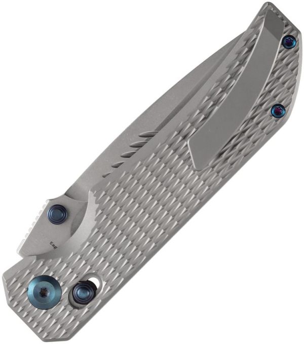 Kansept Eaglestrike Crossbar Lock - Gray Titanium CPM S30V