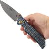 Kansept Eaglestrike Crossbar Lock - Damascus Titanium Gold