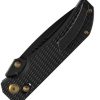 Kansept Eaglestrike Crossbar Lock - Black CPM S35VN Gold