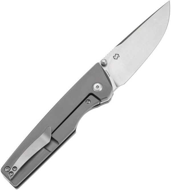 Kansept Chimera Framelock - Stonewash Titanium CPM S35VN