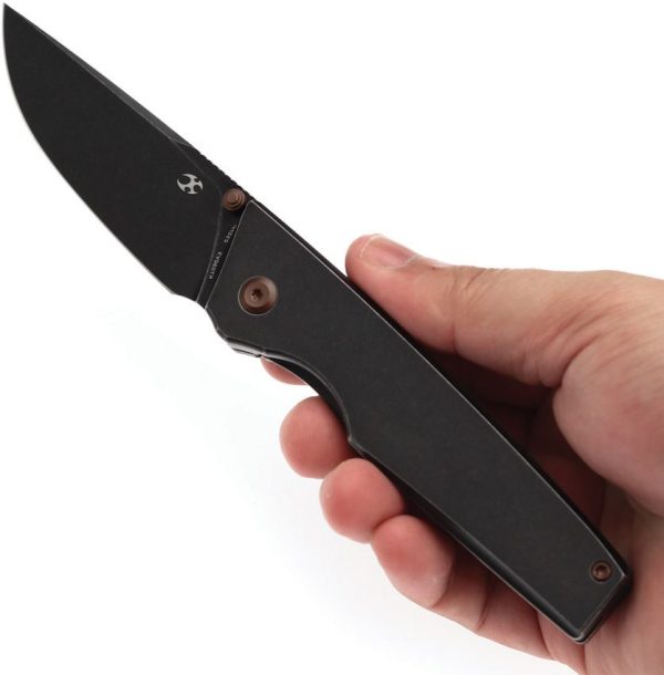 Kansept Chimera Framelock - BlackWash Titanium CPM S35VN