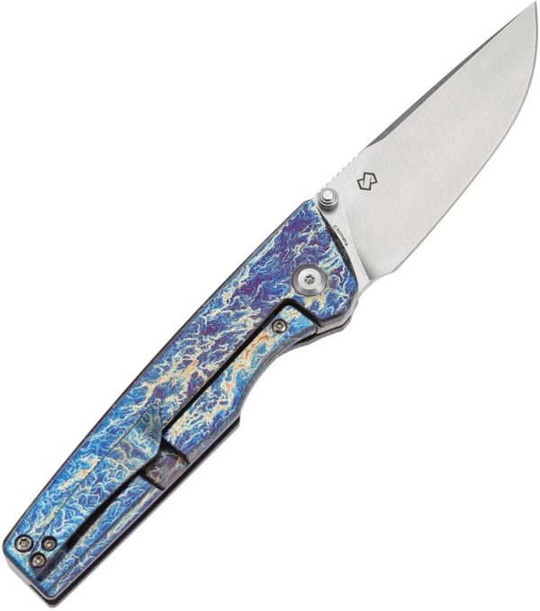 Kansept Chimera Framelock - Lightning Titanium CPM S35VN