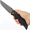 Kansept SIF Crossbar Lock Damascus Carbon Fiber