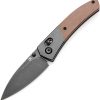Kansept Dako Crossbar Lock Brown Micarta Folding Knife
