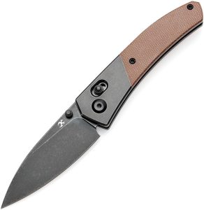 Kansept Dako Crossbar Lock Brown Micarta Folding Knife