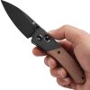 Kansept Dako Crossbar Lock Brown Micarta Folding Knife