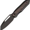 Kansept Thunderhead Linerlock Copper Carbon Fiber Folding Knife