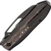 Kansept Thunderhead Linerlock Copper Carbon Fiber Folding Knife