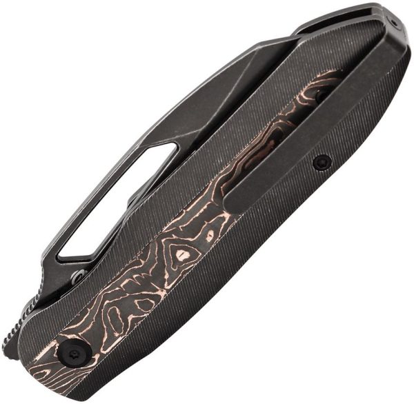 Kansept Thunderhead Linerlock Copper Carbon Fiber Folding Knife