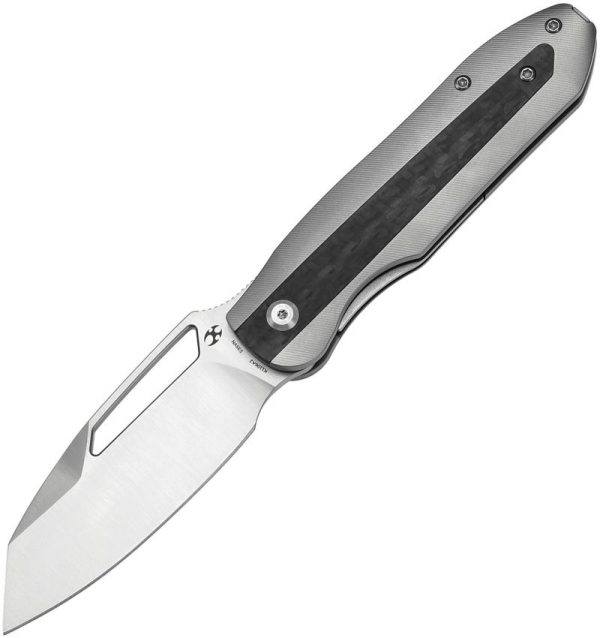 Kansept Thunderhead Linerlock Twill Carbon Fiber Folding Knife