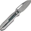 Kansept Thunderhead Linerlock Damascus Reverse Tanto Folding Knife